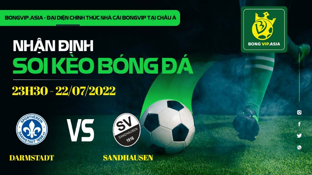 Soi kèo Bongvip Darmstadt vs Sandhausen