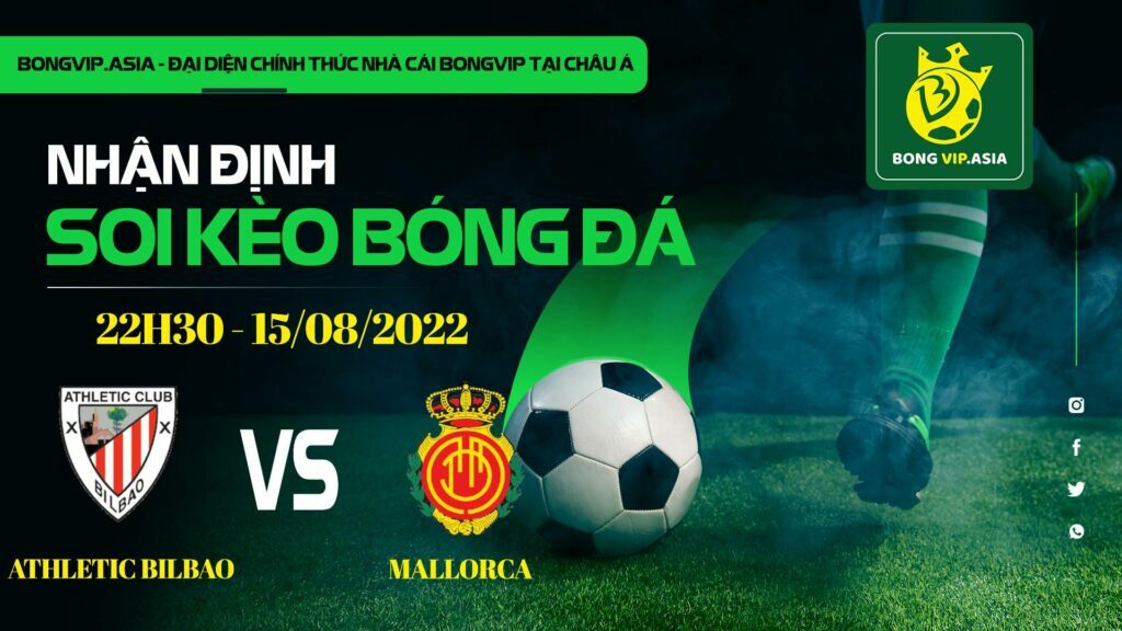 Soi kèo Bongvip Athletic Bilbao vs Mallorca