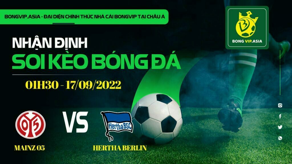 Soi kèo Bongvip Mainz 05 vs Hertha Berlin