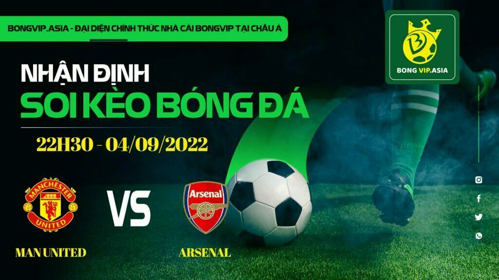 Soi kèo Bongvip Manchester United vs Arsenal