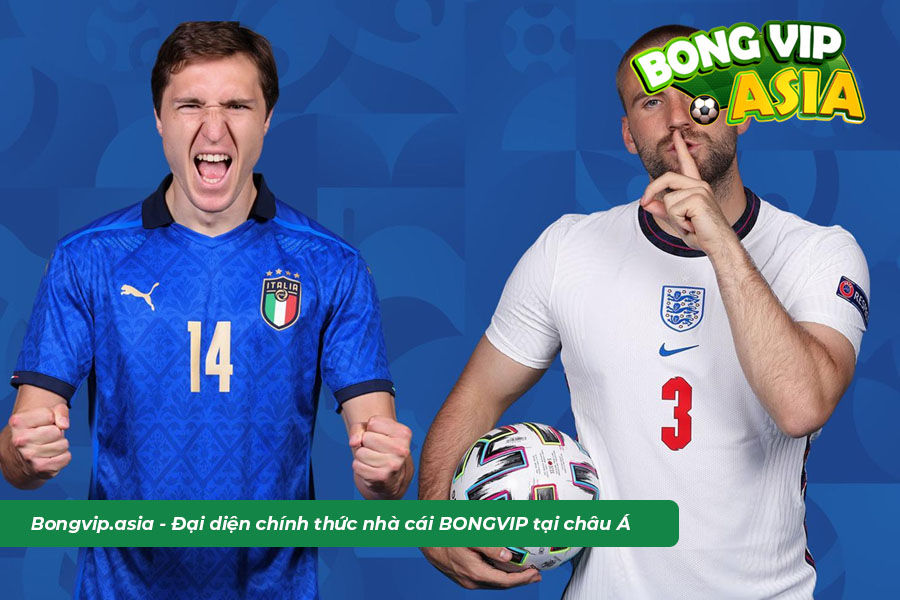 Lực lượng ra sân trong trận đối đầu Anh vs Italia